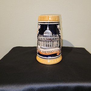 Vintage St. Peter Basilica Design Beer Stein by Thewalt - Germany